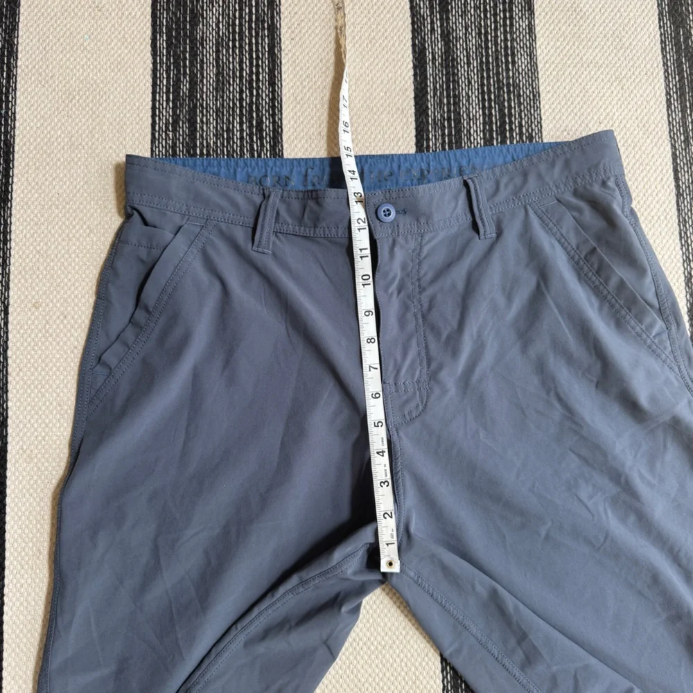 Prana Short Mens Navy Blue‎ Summer Short Size 38